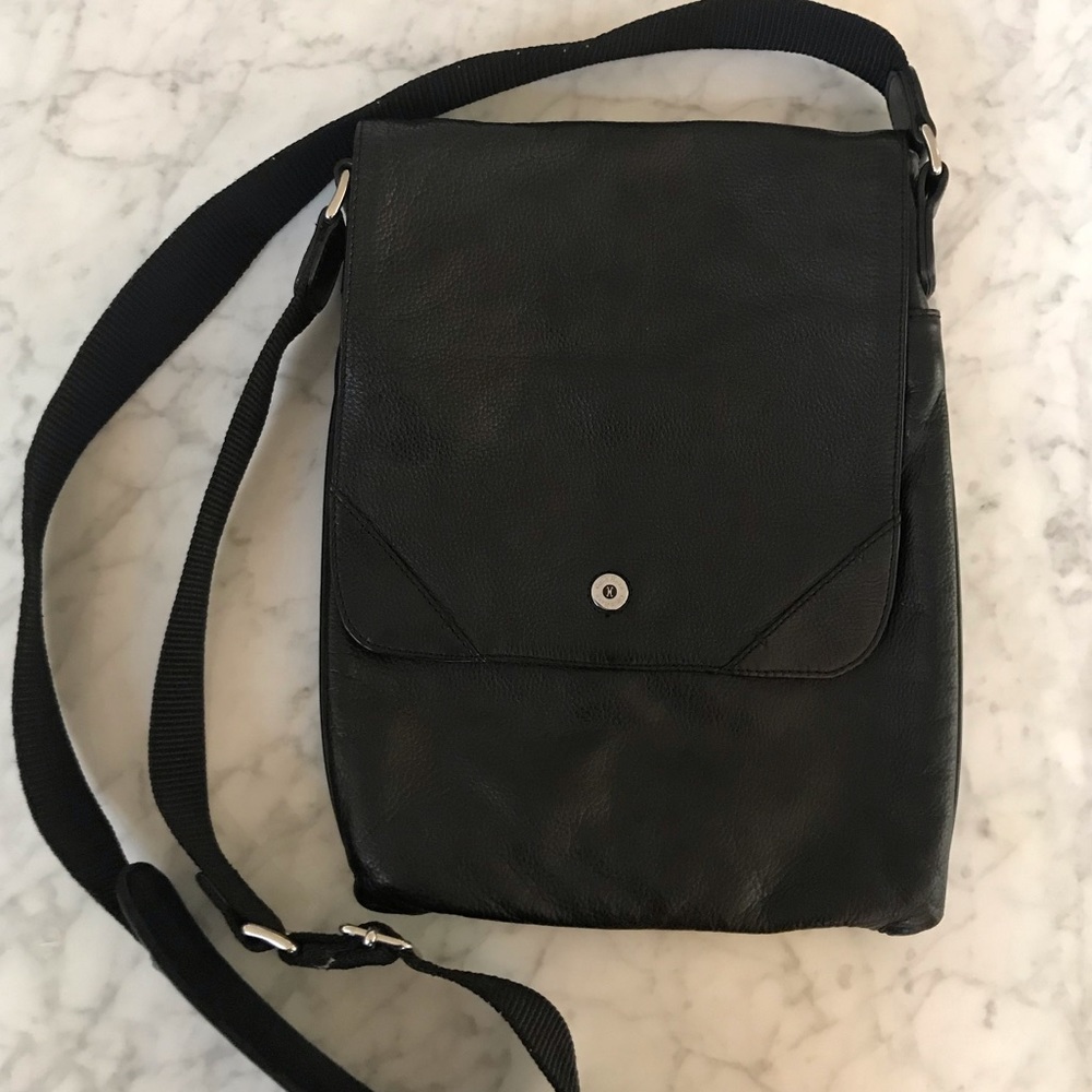 Cole Haan leather messenger bag